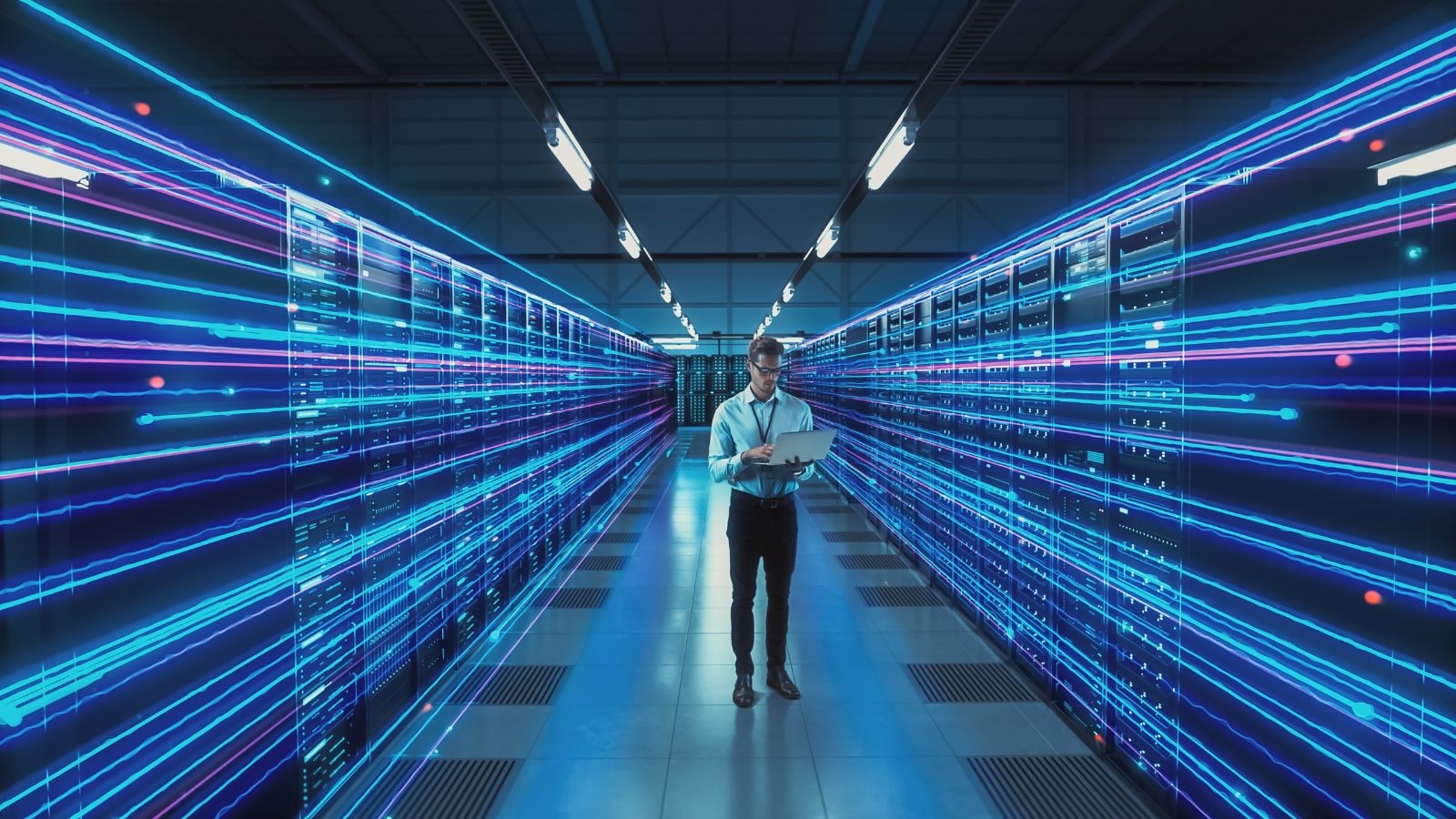 Service process in a data centre